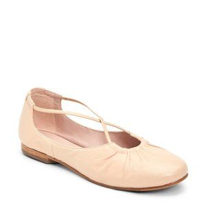 Taryn Rose Alessandra Bisque leather ballet flats